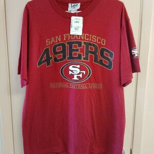 Men's Vintage 90's Lee Sports NFL San Francisco 49ers Shirt NWT Large